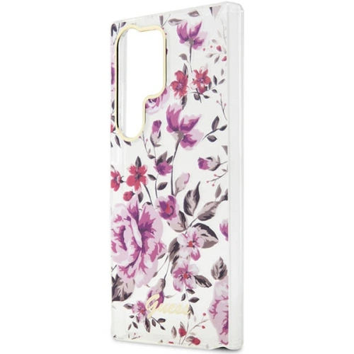 Kup Etui Guess GUHCS23LHCFWST Samsung Galaxy S23 Ultra bílý/white hardcase Flower Collection - GUE2406 - {ean13} - Sklep Home Screen