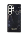 Case Guess GUHCS23LHTMRSK Samsung Galaxy S23 Ultra schwarz/black hardcase Golden Marble Collection