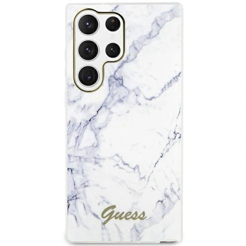 Kup Case Guess GUHCS23LPCUMAH Samsung Galaxy S23 Ultra weiß/white Hardcase Marmor - GUE2408 - {ean13} - Sklep Home Screen