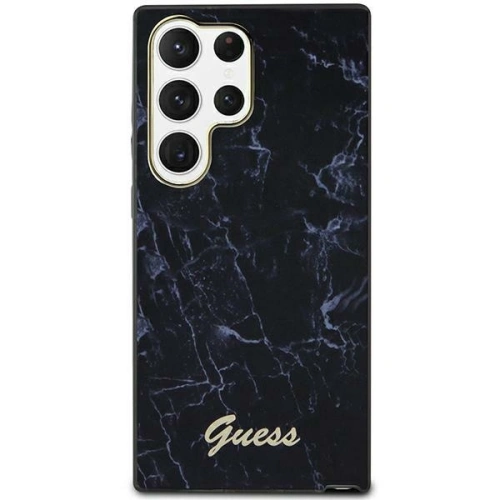 Kup Etui Guess GUHCS23LPCUMAK Samsung Galaxy S23 Ultra negru/black hardcase Marble - GUE2409 - {ean13} - Sklep Home Screen