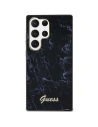 Case Guess GUHCS23LPCUMAK Samsung Galaxy S23 Ultra schwarz/black Hardcase Marble