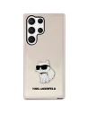Etui Karl Lagerfeld KLHCS23LHNCHTCP Samsung Galaxy S23 Ultra różowy/pink hardcase Ikonik Choupette