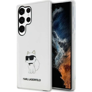 Kup Etui Karl Lagerfeld KLHCS23LHNCHTCT Samsung Galaxy S23 Ultra carcasă transparentă rigidă Ikonik Choupette - KLD1482 - {ean13} - Sklep Home Screen