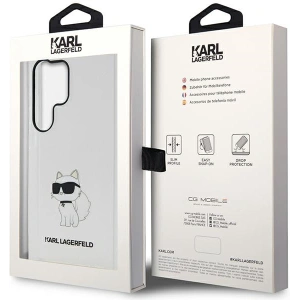 Kup Etui Karl Lagerfeld KLHCS23LHNCHTCT Samsung Galaxy S23 Ultra průhledný tvrdý obal Ikonik Choupette - KLD1482 - {ean13} - Sklep Home Screen