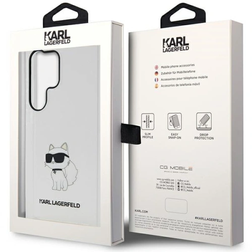 Kup Etui Karl Lagerfeld KLHCS23LHNCHTCT Samsung Galaxy S23 Ultra transparent hardcase Ikonik Choupette - KLD1482 - {ean13} - Sklep Home Screen