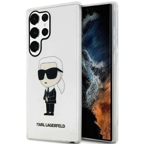 Buy Karl Lagerfeld KLHCS23LHNIKTCT Samsung Galaxy S23 Ultra transparent hardcase Ikonik Karl Lagerfeld - KLD1484 - {ean13} - Home Screen Store Europe