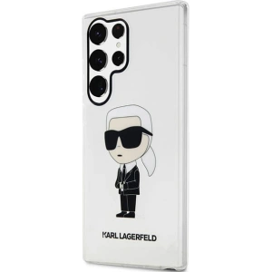 Etui Karl Lagerfeld KLHCS23LHNIKTCT Samsung Galaxy S23 Ultra transparent hardcase Ikonik Etui Karl Lagerfeld