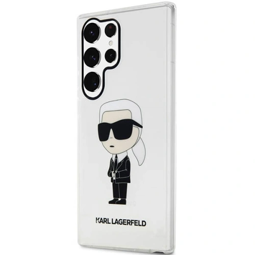 Buy Karl Lagerfeld KLHCS23LHNIKTCT Samsung Galaxy S23 Ultra transparent hardcase Ikonik Karl Lagerfeld - KLD1484 - {ean13} - Home Screen Store Europe