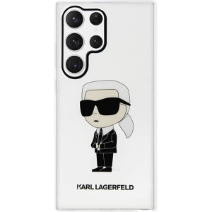 Etui Karl Lagerfeld KLHCS23LHNIKTCT Samsung Galaxy S23 Ultra transparent hardcase Ikonik Etui Karl Lagerfeld