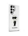 Buy Karl Lagerfeld KLHCS23LHNIKTCT Samsung Galaxy S23 Ultra transparent hardcase Ikonik Karl Lagerfeld - KLD1484 - {ean13} - Home Screen Store Europe