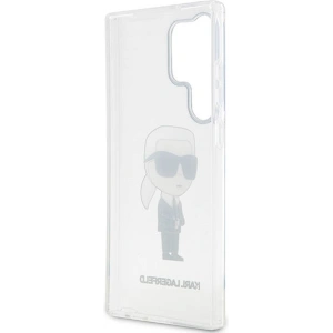 Etui Karl Lagerfeld KLHCS23LHNIKTCT Samsung Galaxy S23 Ultra transparent hardcase Ikonik Etui Karl Lagerfeld