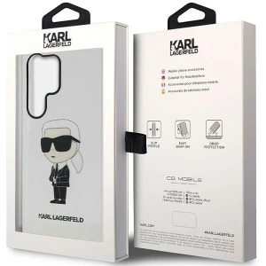 Etui Karl Lagerfeld KLHCS23LHNIKTCT Samsung Galaxy S23 Ultra transparent hardcase Ikonik Etui Karl Lagerfeld