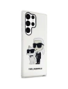 Kup Etui Karl Lagerfeld KLHCS23LHNKCTGT Samsung Galaxy S23 Ultra transparent hardcase Gliter Etui Karl&Choupette - KLD1485 - {ean13} - Sklep Home Screen