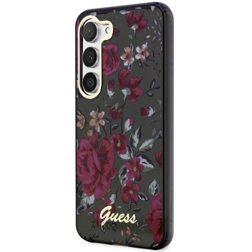 Kup Case Guess GUHCS23MHCFWSA Samsung Galaxy S23+ Plus grün/khaki Hardcase Flower Collection - GUE2410 - {ean13} - Sklep Home Screen
