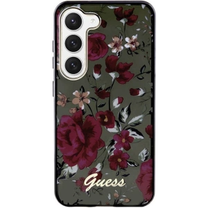 Kup Etui Guess GUHCS23MHCFWSA Samsung Galaxy S23+ Plus verde/khaki hardcase Flower Collection - GUE2410 - {ean13} - Sklep Home Screen