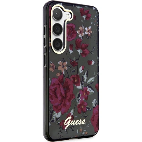 Buy Guess GUHCS23MHCFWSA Samsung Galaxy S23+ Plus khaki hardcase Flower Collection - GUE2410 - {ean13} - Home Screen Store Europe