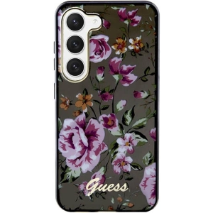 Kup Etui Guess GUHCS23MHCFWSK Samsung Galaxy S23+ Plus negru/black hardcase Flower Collection - GUE2411 - {ean13} - Sklep Home Screen