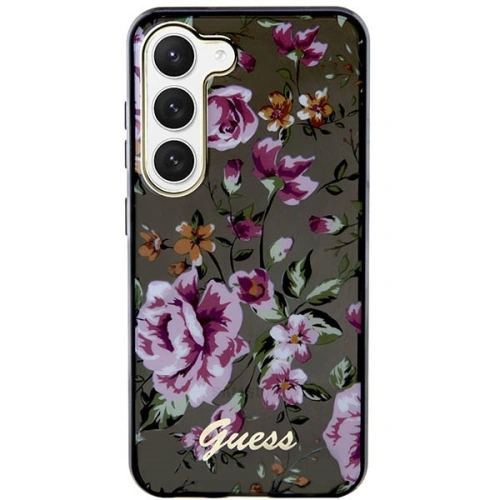 Kup Case Guess GUHCS23MHCFWSK Samsung Galaxy S23+ Plus schwarz/hardcase Flower Collection - GUE2411 - {ean13} - Sklep Home Screen