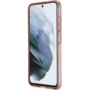 Etui Guess GUHCS23MHCFWSP Samsung Galaxy S23+ Plus rózsaszín/pink keménytok Virággyűjtemény