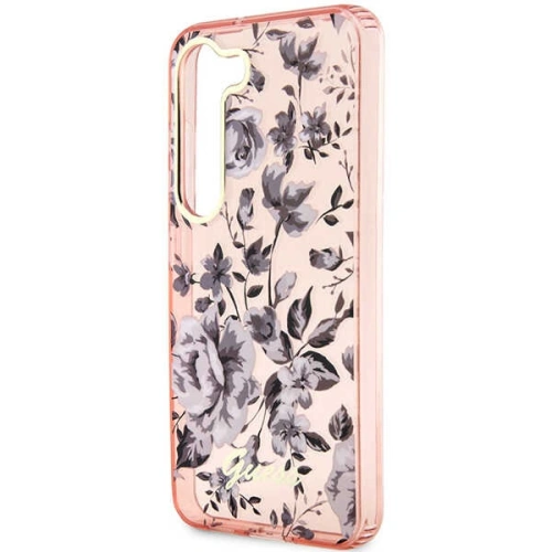 Buy Guess GUHCS23MHCFWSP Samsung Galaxy S23+ Plus pink hardcase Flower Collection - GUE2412 - {ean13} - Home Screen Store Europe