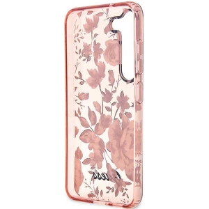 Kup Etui Guess GUHCS23MHCFWSP Samsung Galaxy S23+ Plus roz/roz hardcase Flower Collection - GUE2412 - {ean13} - Sklep Home Screen