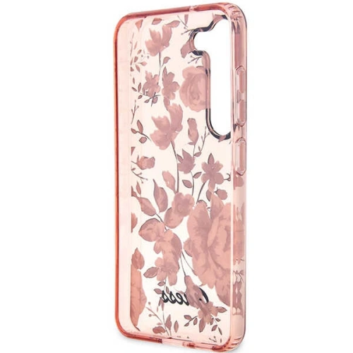 Kup Etui Guess GUHCS23MHCFWSP Samsung Galaxy S23+ Plus różowy/pink hardcase Flower Collection - GUE2412 - {ean13} - Sklep Home Screen