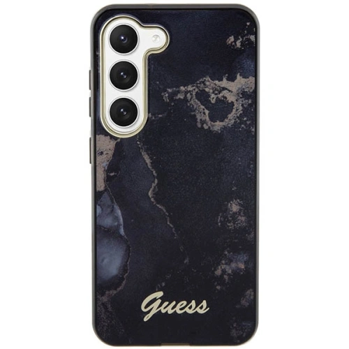 Kup Etui Guess GUHCS23MHTMRSK Samsung Galaxy S23+ Plus černý/black hardcase Golden Marble Collection - GUE2414 - {ean13} - Sklep Home Screen