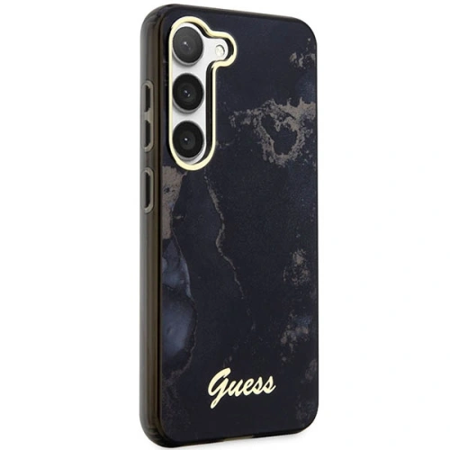 Kup Etui Guess GUHCS23MHTMRSK Samsung Galaxy S23+ Plus černý/black hardcase Golden Marble Collection - GUE2414 - {ean13} - Sklep Home Screen