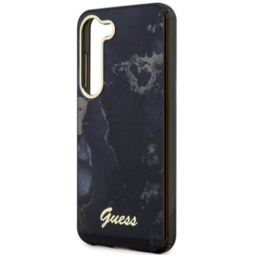 Kup Etui Guess GUHCS23MHTMRSK Samsung Galaxy S23+ Plus černý/black hardcase Golden Marble Collection - GUE2414 - {ean13} - Sklep Home Screen