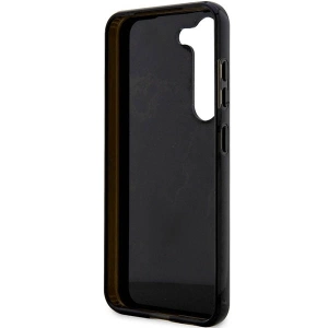 Etui Guess GUHCS23MHTMRSK Samsung Galaxy S23+ Plus fekete/black hardcase Golden Marble Collection