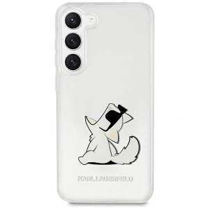 Kup Etui Karl Lagerfeld KLHCS23MCFNRC Samsung Galaxy S23+ Plus carcasă transparentă din plastic Choupette Fun - KLD1486 - {ean13} - Sklep Home Screen