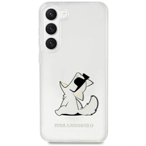 Buy Karl Lagerfeld KLHCS23MCFNRC Samsung Galaxy S23+ Plus transparent hardcase Choupette Fun - KLD1486 - {ean13} - Home Screen Store Europe