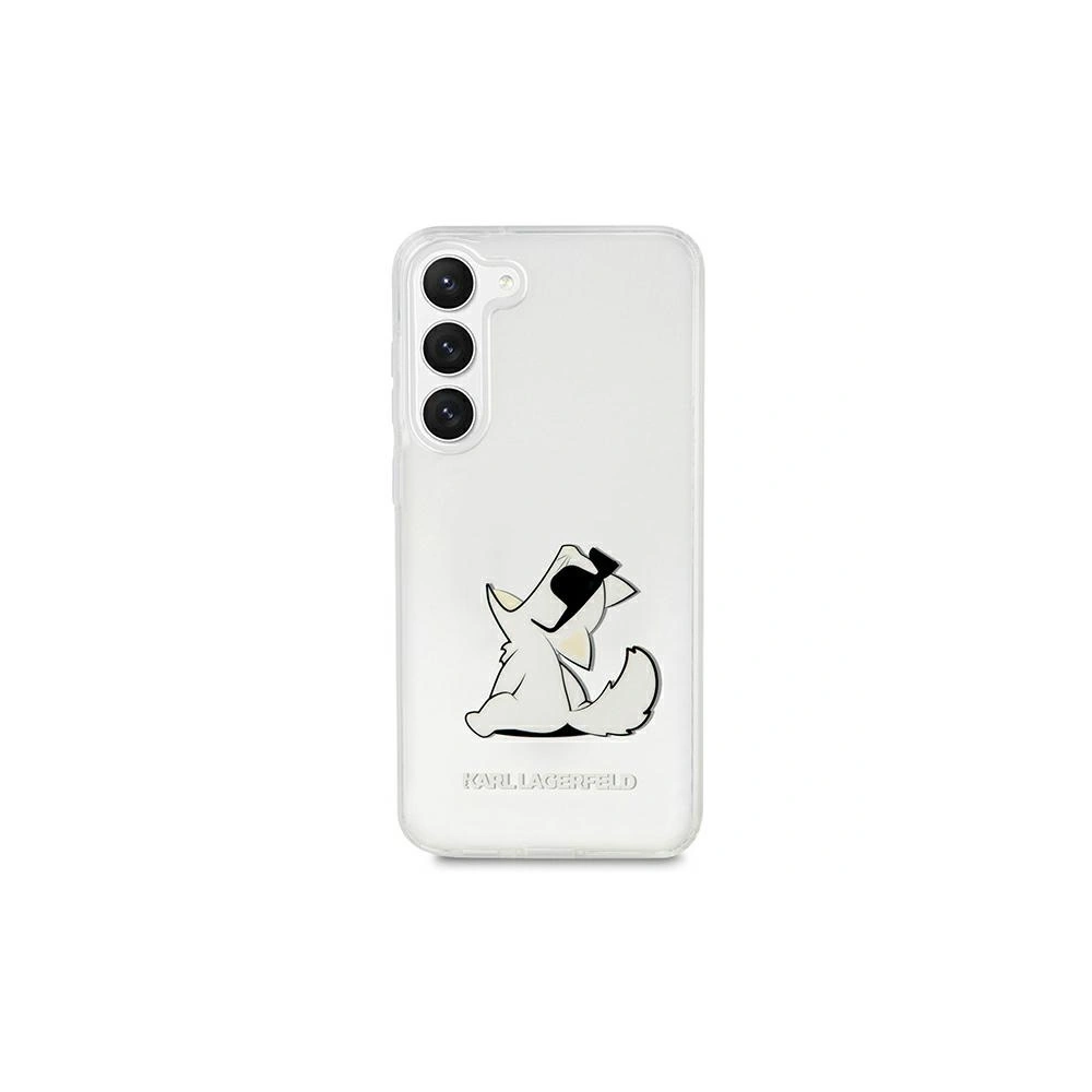 Etui Karl Lagerfeld KLHCS23MCFNRC Samsung Galaxy S23+ Plus transparent hardcase Choupette Fun