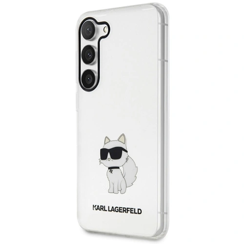Kup Etui Karl Lagerfeld KLHCS23MHNCHTCT Samsung Galaxy S23+ Plus transparent hardcase Ikonik Choupette - KLD1488 - {ean13} - Sklep Home Screen