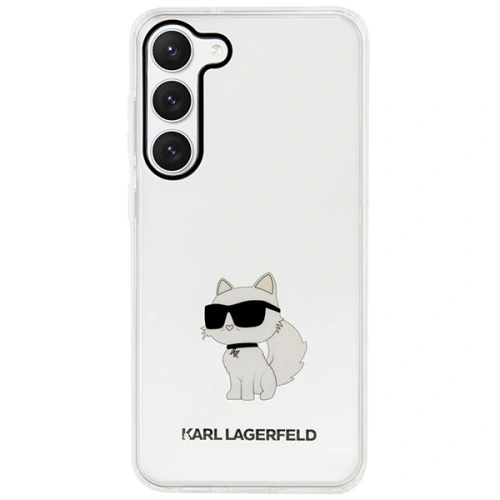 Buy Karl Lagerfeld KLHCS23MHNCHTCT Samsung Galaxy S23+ Plus transparent hardcase Ikonik Choupette - KLD1488 - {ean13} - Home Screen Store Europe