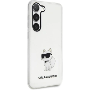 Kup Etui Karl Lagerfeld KLHCS23MHNCHTCT Samsung Galaxy S23+ Plus carcasă transparentă din plastic Ikonik Choupette - KLD1488 - {ean13} - Sklep Home Screen