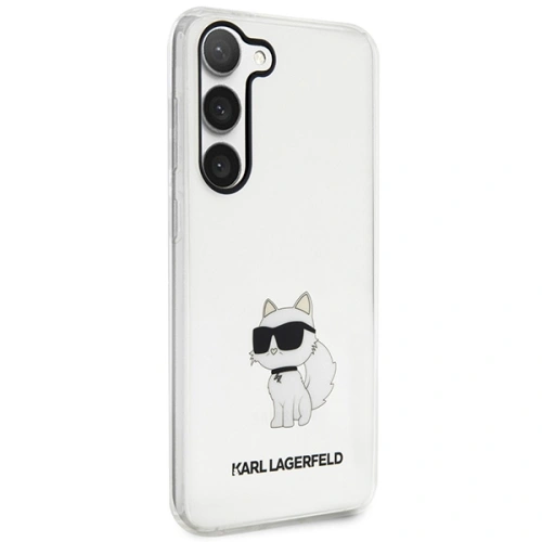Buy Karl Lagerfeld KLHCS23MHNCHTCT Samsung Galaxy S23+ Plus transparent hardcase Ikonik Choupette - KLD1488 - {ean13} - Home Screen Store Europe