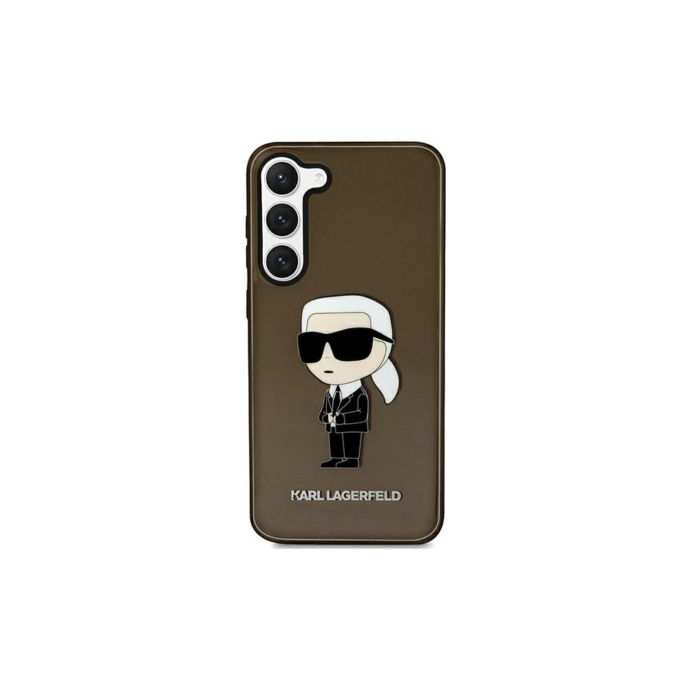 Etui Karl Lagerfeld KLHCS23MHNIKTCK Samsung Galaxy S23+ Plus czarny/black hardcase Ikonik Etui Karl Lagerfeld