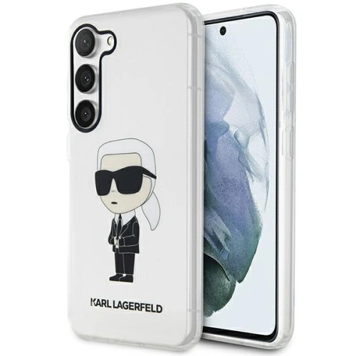 Kup Case Karl Lagerfeld KLHCS23MHNIKTCT Samsung Galaxy S23+ Plus transparente Hardcase Ikonik Case Karl Lagerfeld - KLD1490 - {ean13} - Sklep Home Screen