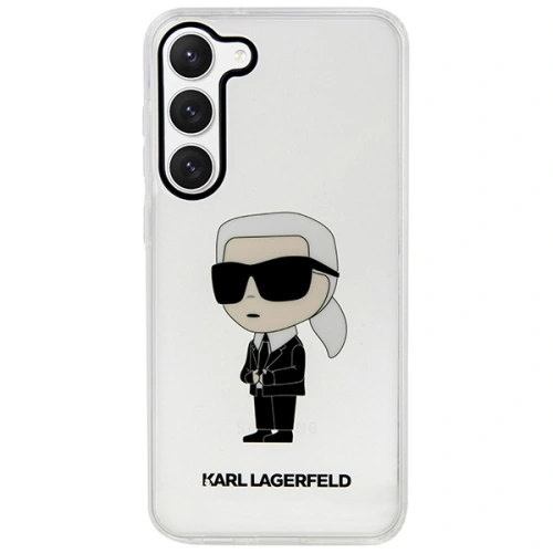Kup Etui Karl Lagerfeld KLHCS23MHNIKTCT Samsung Galaxy S23+ Plus transparent hardcase Ikonik Etui Karl Lagerfeld - KLD1490 - {ean13} - Sklep Home Screen
