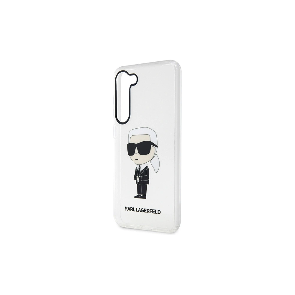 Etui Karl Lagerfeld KLHCS23MHNIKTCT Samsung Galaxy S23+ Plus transparent hardcase Ikonik Etui Karl Lagerfeld