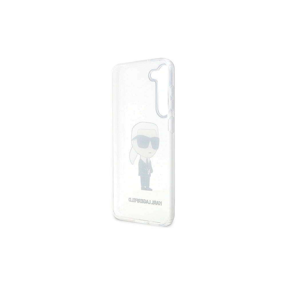 Etui Karl Lagerfeld KLHCS23MHNIKTCT Samsung Galaxy S23+ Plus transparent hardcase Ikonik Etui Karl Lagerfeld