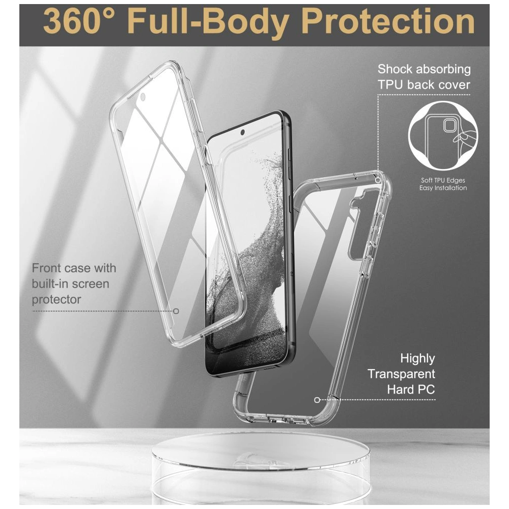 Etui Tech-Protect Kevlar Samsung Galaxy S23+ Plus Clear