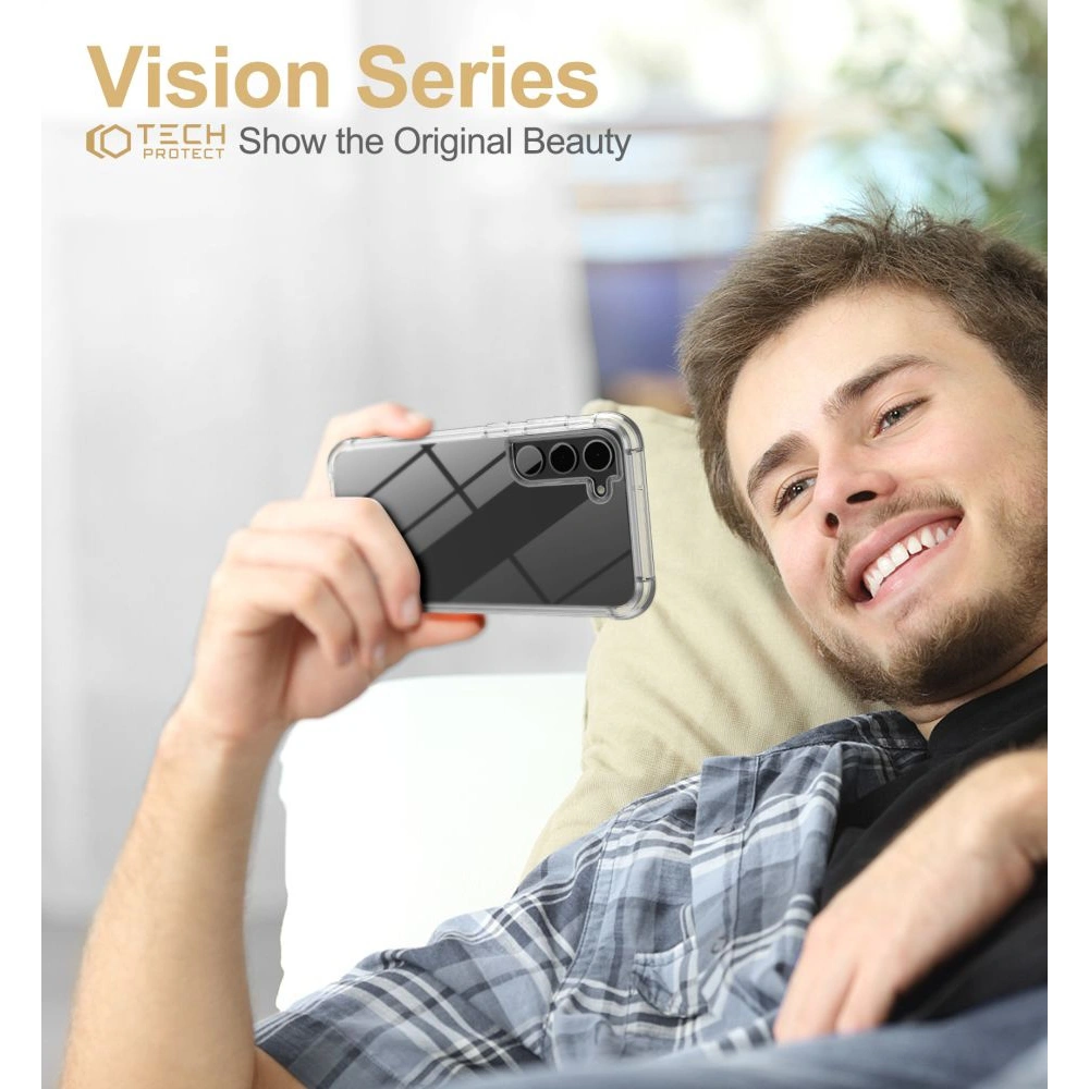 Etui Tech-Protect Kevlar Samsung Galaxy S23+ Plus Clear