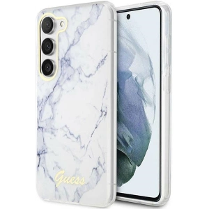Kup Etui Guess GUHCS23MPCUMAH Samsung Galaxy S23+ Plus alb/biały hardcase Marble - GUE2415 - {ean13} - Sklep Home Screen