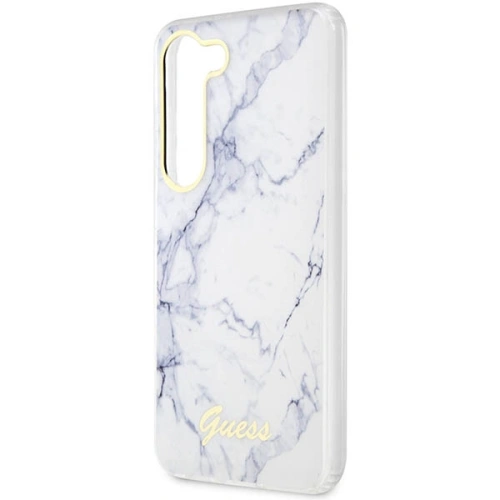 Kup Case Guess GUHCS23MPCUMAH Samsung Galaxy S23+ Plus weiß/white Hardcase Marmor - GUE2415 - {ean13} - Sklep Home Screen