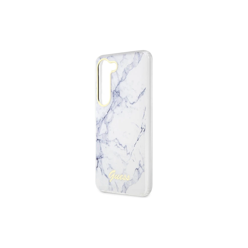 Etui Guess GUHCS23MPCUMAH Samsung Galaxy S23+ Plus biały/white hardcase Marble