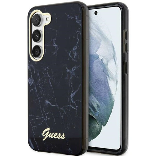 Kup Case Guess GUHCS23MPCUMAK Samsung Galaxy S23+ Plus schwarz/black hardcase Marmor - GUE2416 - {ean13} - Sklep Home Screen