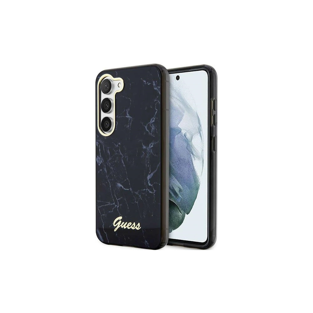 Etui Guess GUHCS23MPCUMAK Samsung Galaxy S23+ Plus czarny/black hardcase Marble
