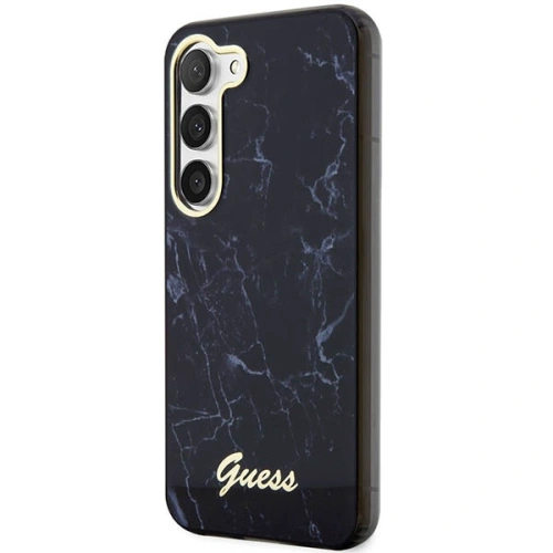 Kup Case Guess GUHCS23MPCUMAK Samsung Galaxy S23+ Plus schwarz/black hardcase Marmor - GUE2416 - {ean13} - Sklep Home Screen
